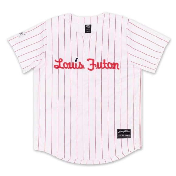 NWT Louis Futon x Electric Family unisex baseball jersey - Picture 1 of 4